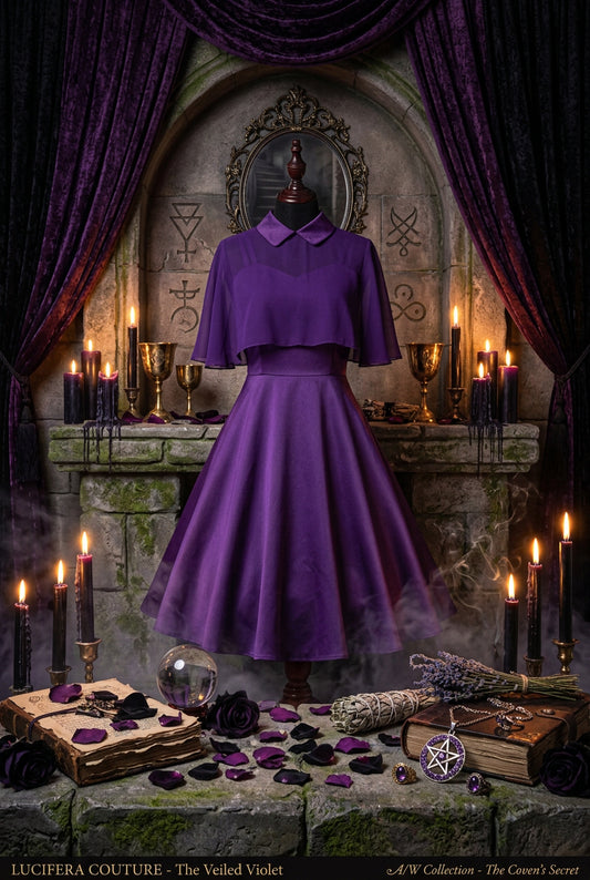 2020 Cross-Border Amazon Women's Cape Dress Set Sorceress Sanctuary