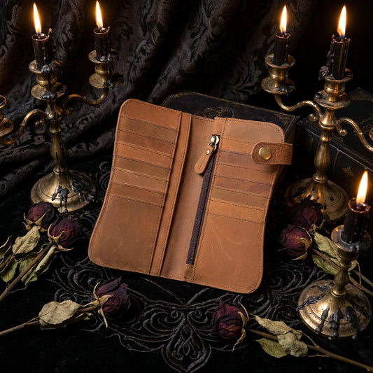 Dragon Chain Leather Wallet
