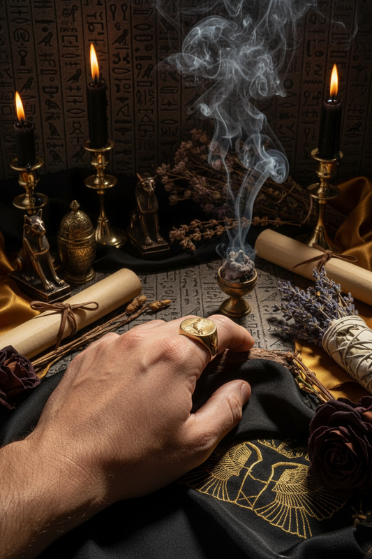 Men's Golden Lion-Shaped Animal Ring Sorceress Sanctuary