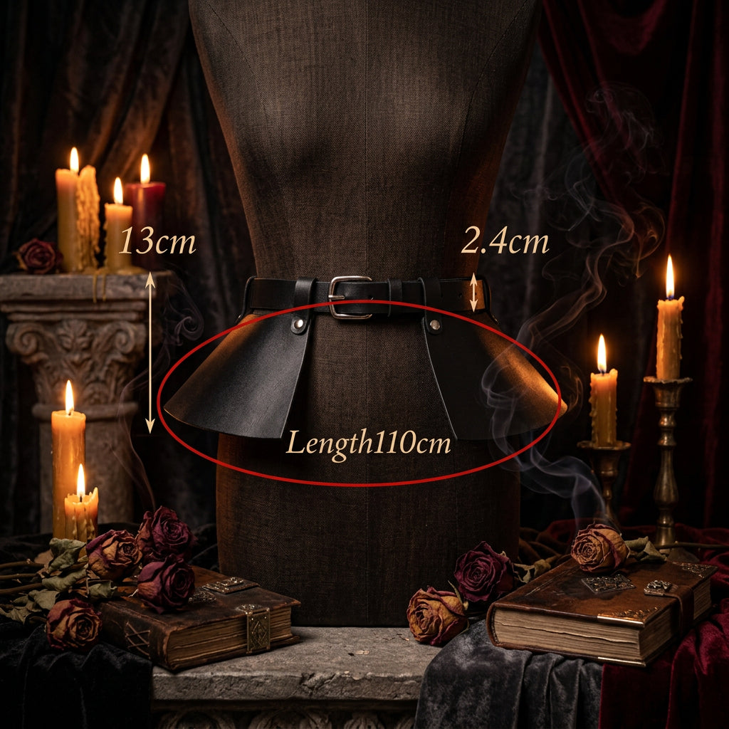 Leather Harness Skirt Belt