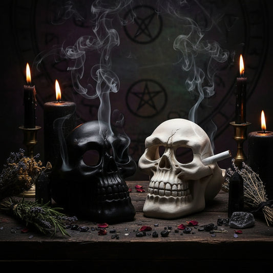 Creative European Skull Ashtray Resin Desktop Decor Sorceress Sanctuary