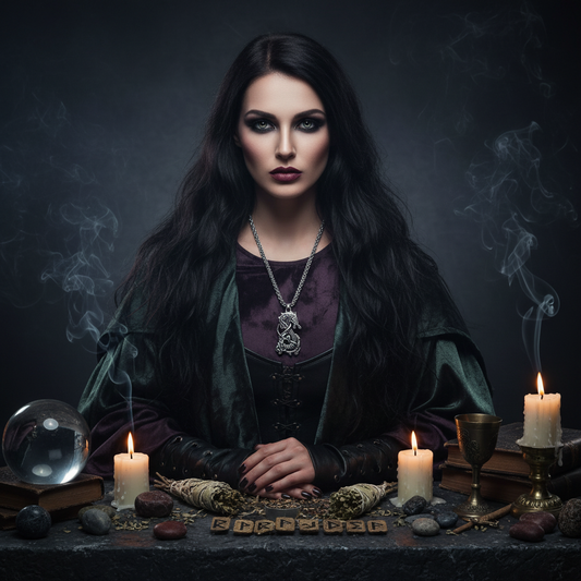 Norse Mythology Celtic Dragon Necklace for Men Sorceress Sanctuary
