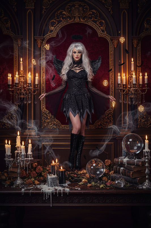Halloween Costume - Dark Angel, Vampire Bride Outfit Sorceress Sanctuary