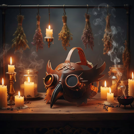 Steampunk Plague Doctor Mask for Halloween Costume Sorceress Sanctuary