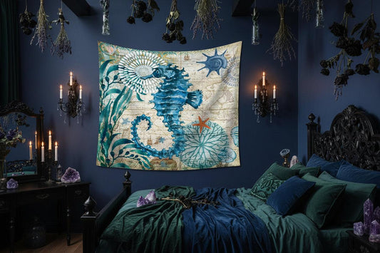 Abyssal Seahorse Tapestry Sorceress Sanctuary
