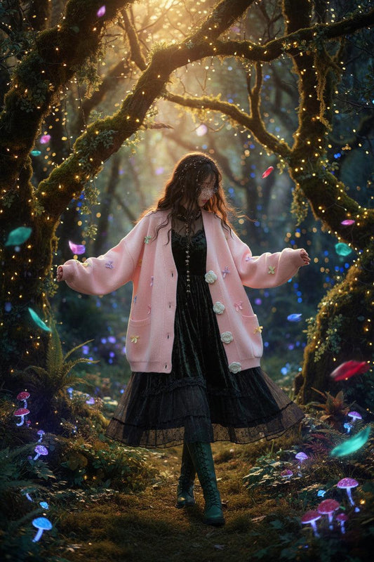 Bow Knit Cardigan Sorceress Sanctuary