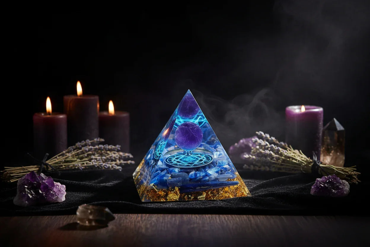 Cosmic Crystal Pyramids - Sorceress Sanctuary A / 6cm-A / 5cm-C / 6cm-B / 6cm-D / 6cm