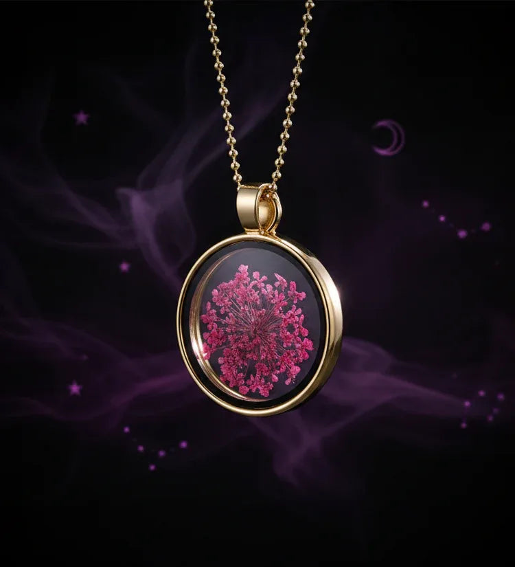 Dried Flower Necklace, view 7