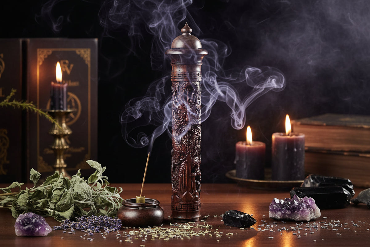 Ebony Dragon Incense - Sorceress Sanctuary Black