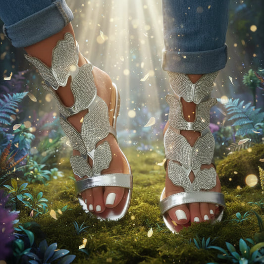 Enchanting Rhinestone Sandals - Sorceress Sanctuary