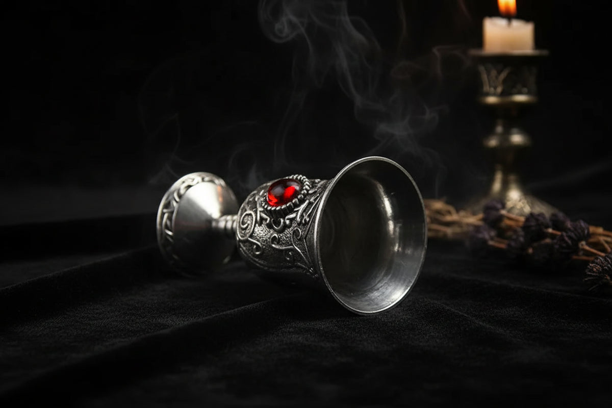 Gemstone Goblet - Sorceress Sanctuary Blue-Red-Green
