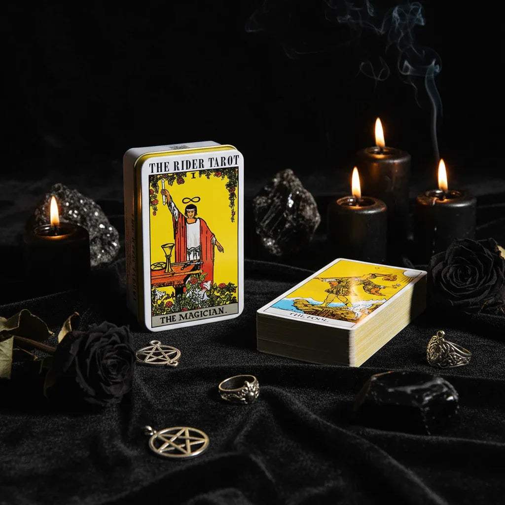 Gold Tarot Cards - Sorceress Sanctuary 1-2-3 bronzing process upgrade-4 Bronzing process upgrade
