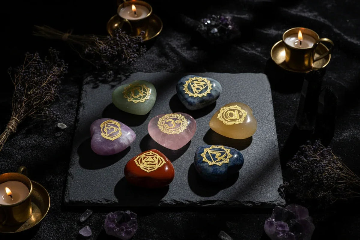 Heart Chakra Crystal Set, view 2