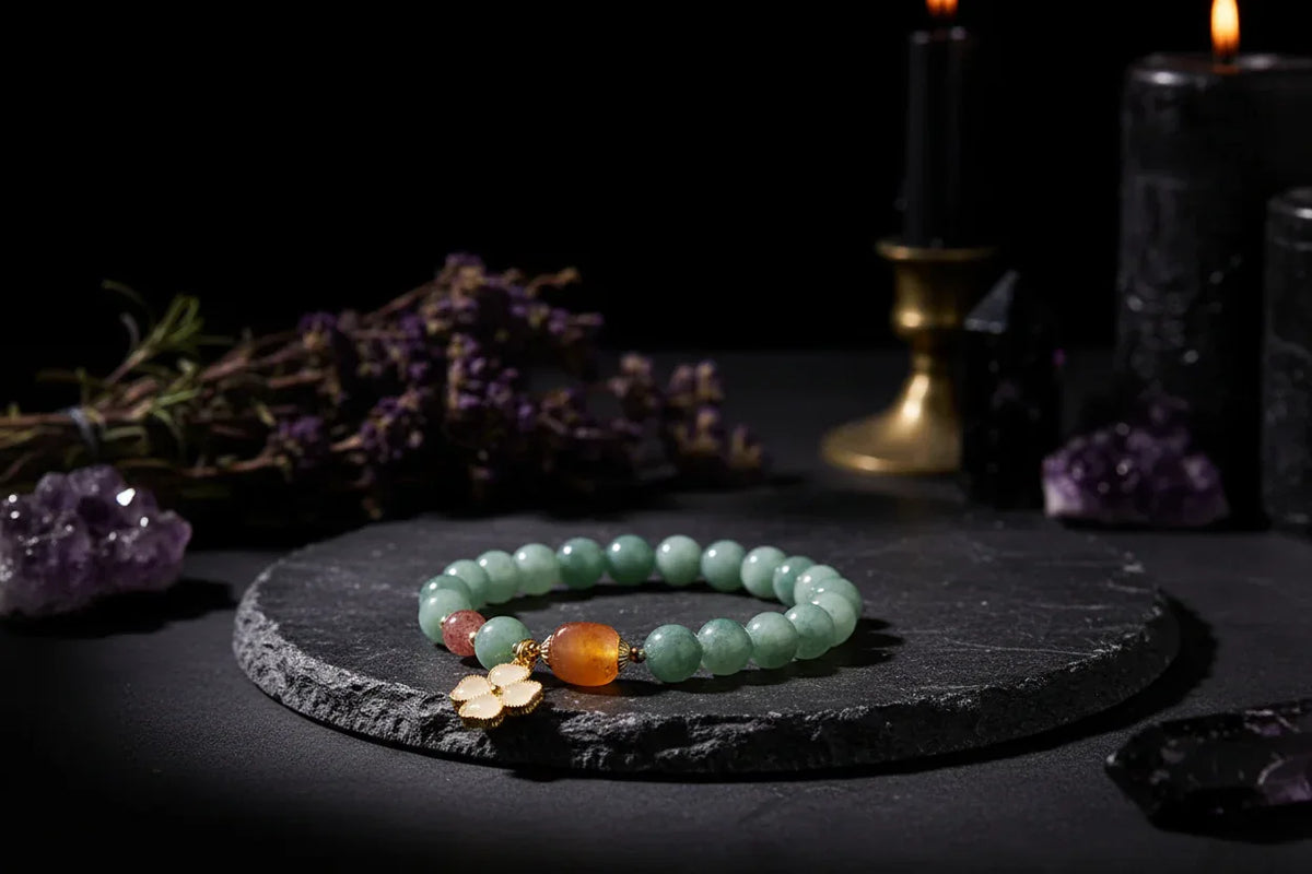 Jade Crystal Bracelet, view 3