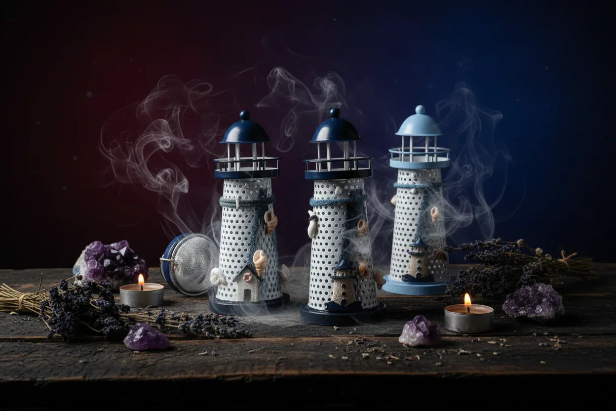 Lighthouse Candle Holder - Sorceress Sanctuary Small size 14CM