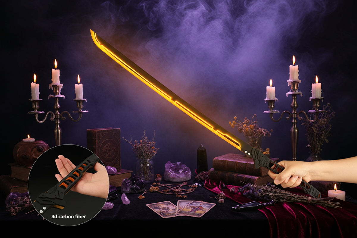 Luminous Samurai Sword - Sorceress Sanctuary White-Yellow-Green-Blue-Orange