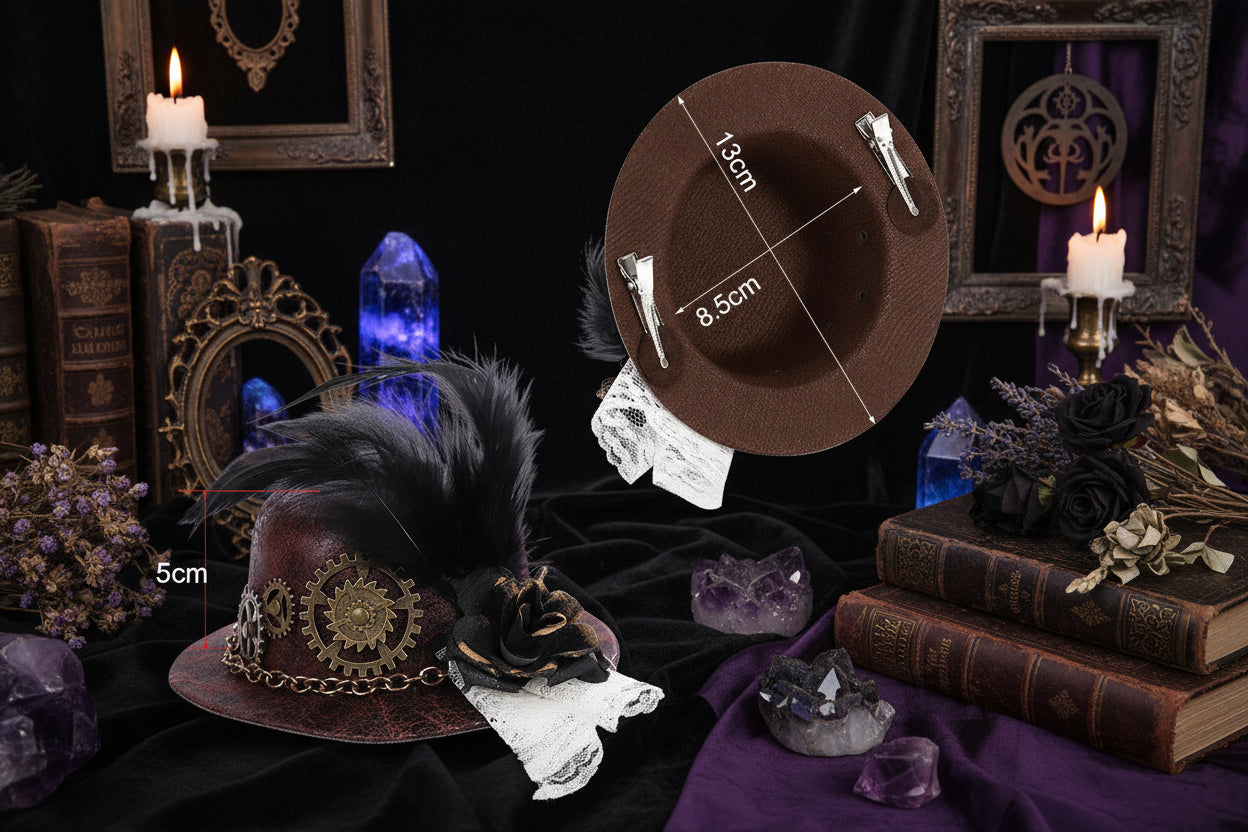 Mini Top Hat - Sorceress Sanctuary Brown