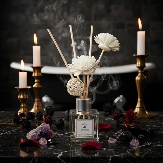 Ritual Reed Diffuser - Sorceress Sanctuary Lily-Rose-Shangri La-Cherry blossom-Jasmine