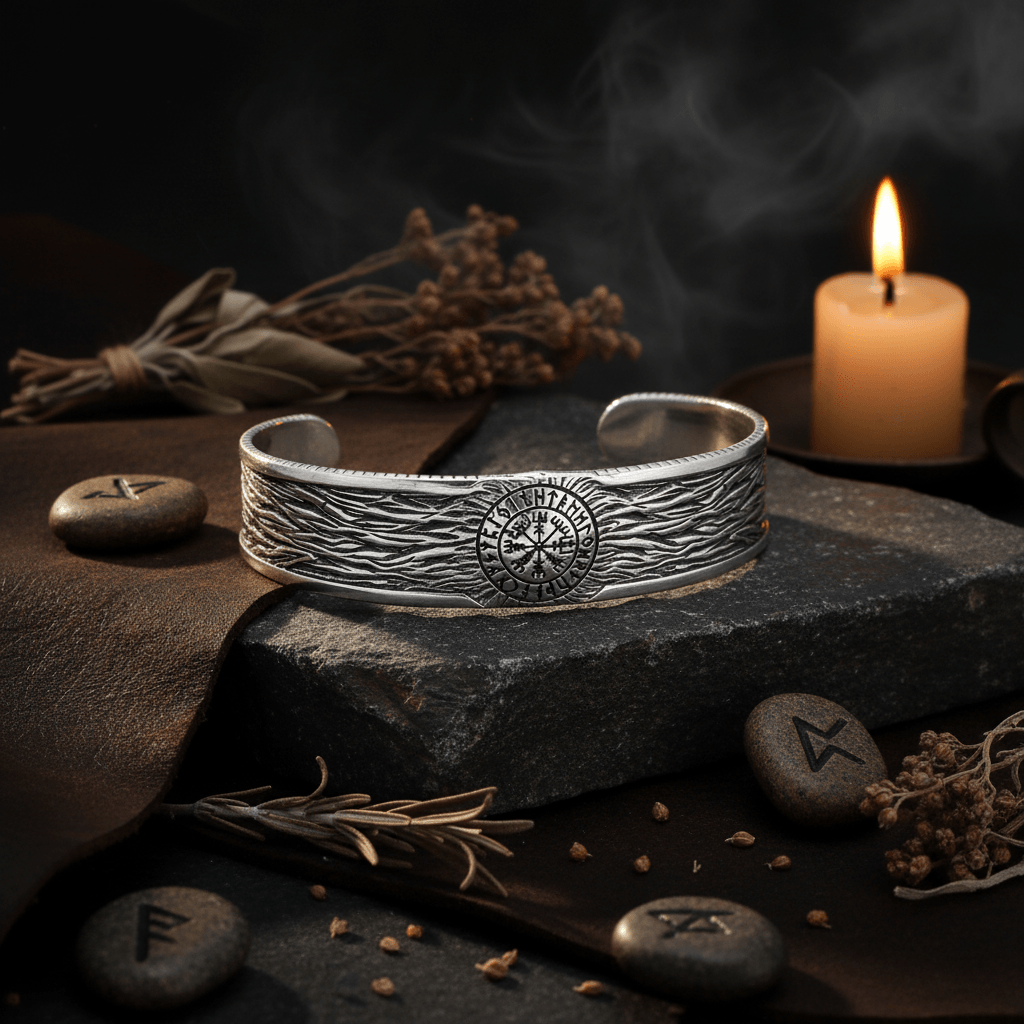 Rune Compass Cuff, view 4