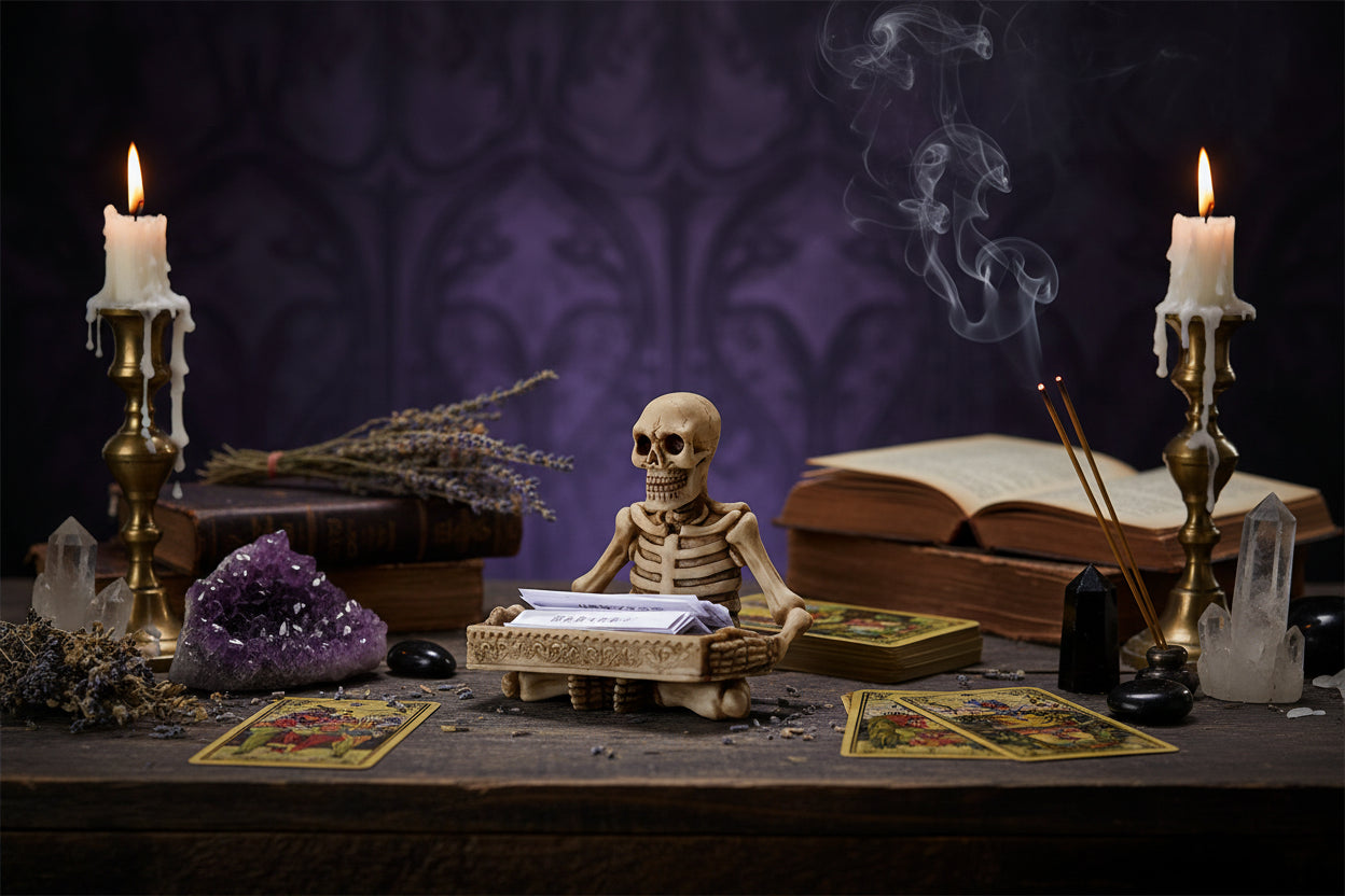 Skeleton Tray - Sorceress Sanctuary Antique Color