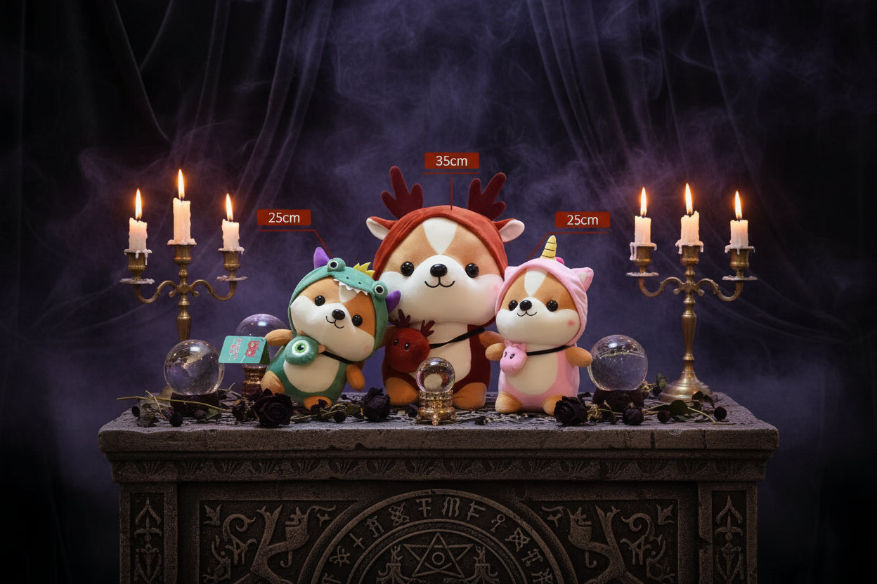 Squirrel Outfit Plush - Sorceress Sanctuary Dinosaur / 25cm-Deer / 25cm-Unicorn / 25cm