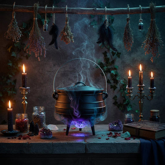 Witch's Tripod Cauldron Sorceress Sanctuary