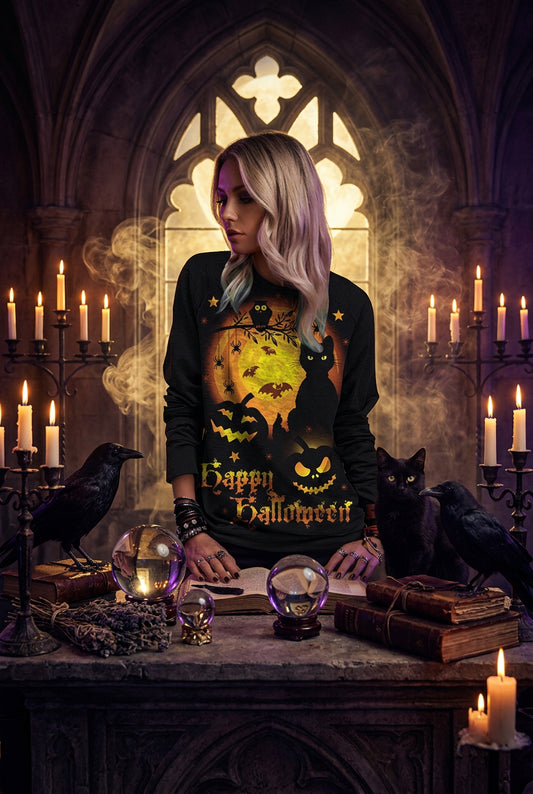 Happy Halloween Sweatshirt, view 2