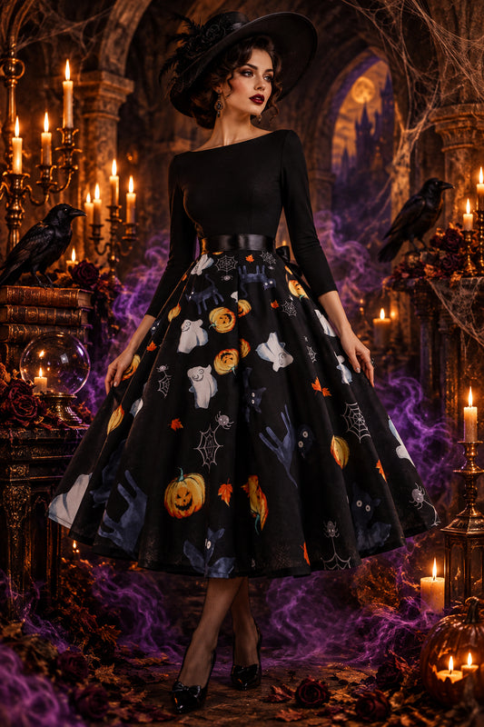 Halloween Swing Dress, view 2