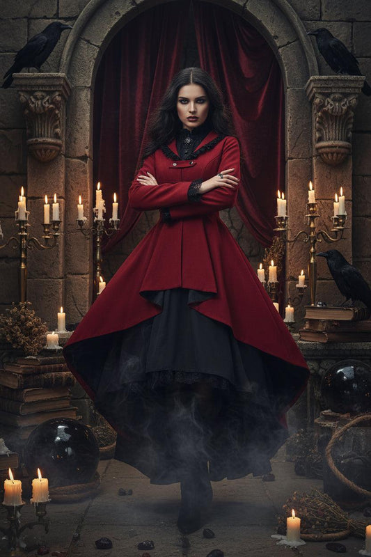2020 Vintage Long Irregular Hem Tailcoat Jacket Sorceress Sanctuary