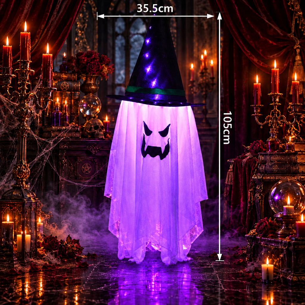 Glowing Hanging Ghost Decoration, styling example