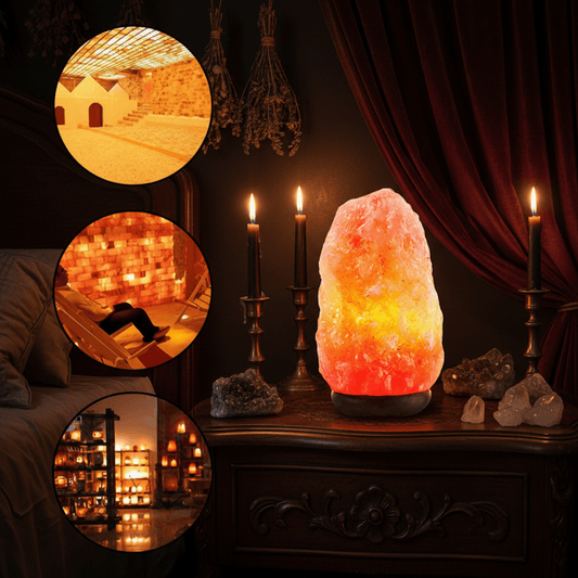 Creative Crystal Salt Lamp Night Light for Bedside Sorceress Sanctuary