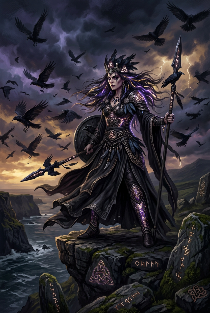 The Morrigan | Irish Goddess of Fate, War and Magic