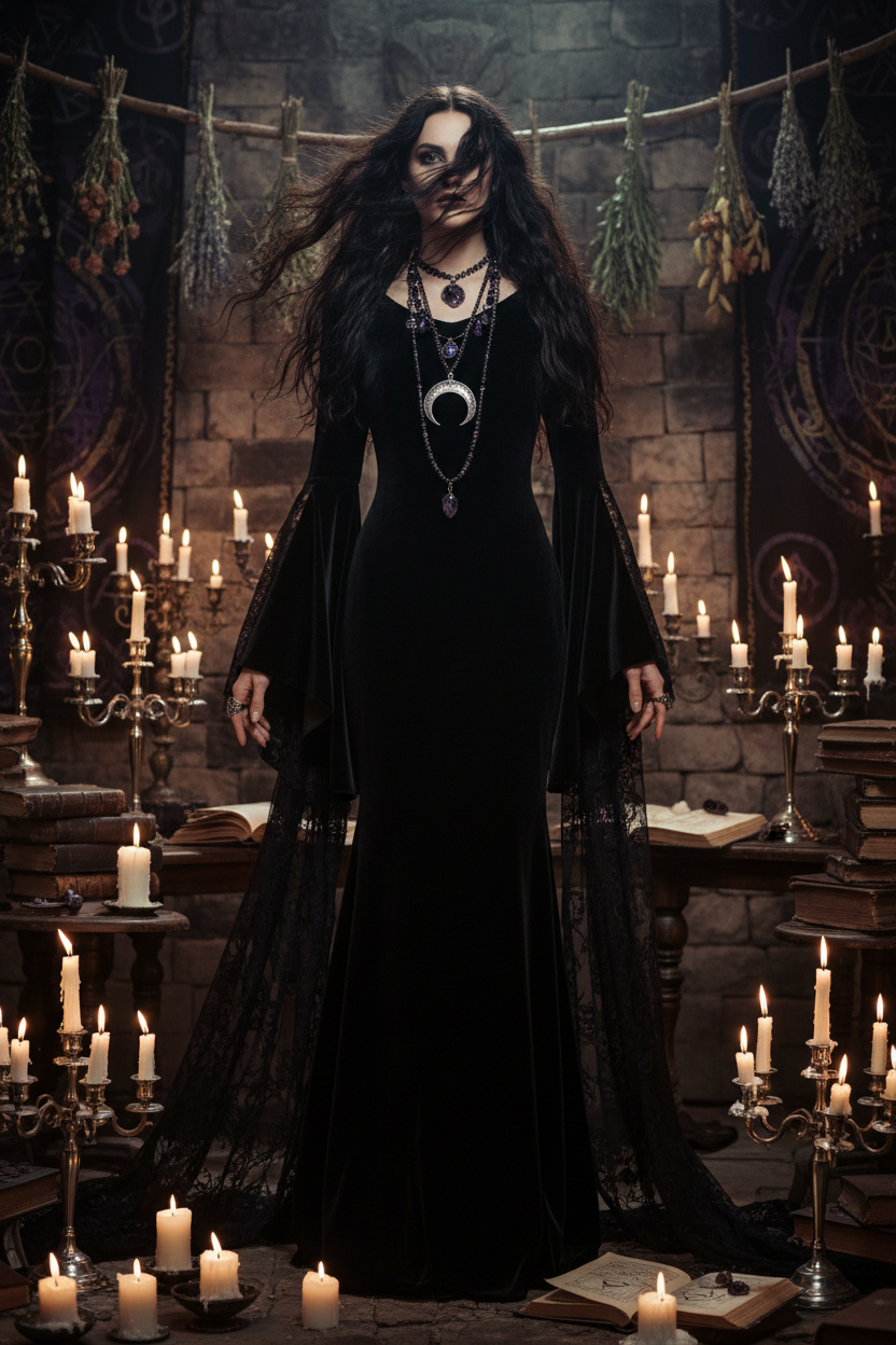Witchwear and Ritual Silhouette Sorceress Sanctuary