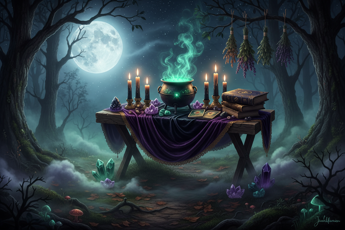 The Witch’s Halloween Sorceress Sanctuary