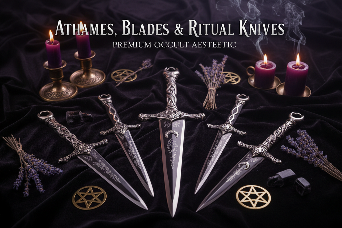 Athames-Blades-Ritual-Knives Sorceress Sanctuary