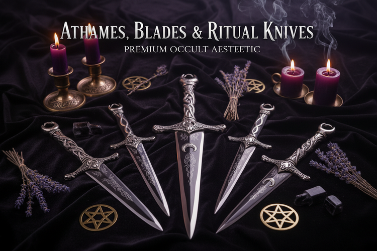 Athames-Blades-Ritual-Knives Sorceress Sanctuary