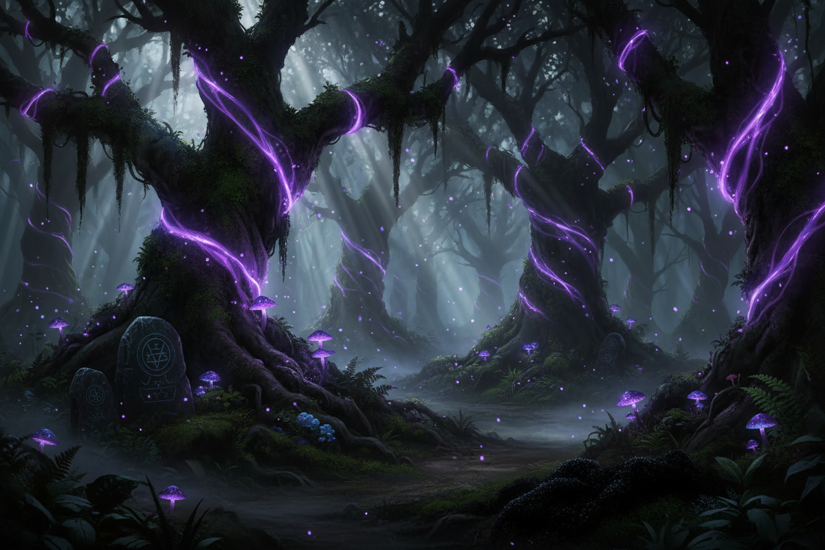 Elven-Woodland Sorceress Sanctuary