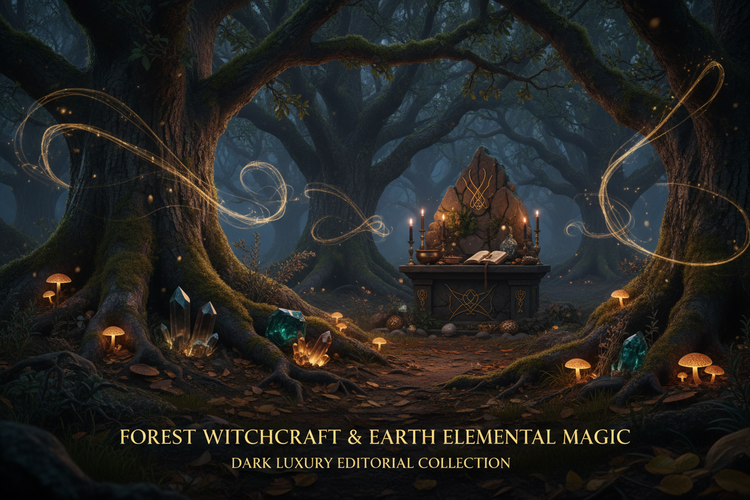 Forest-Witchcraft-Earth-Elemental-Magic Sorceress Sanctuary