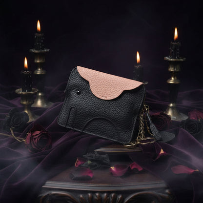 Cute Mini Genuine Leather Elephant Coin Purse Sorceress Sanctuary