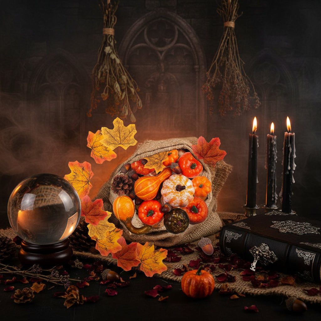 Halloween Foam Pumpkin Decoration Photo Props Set Sorceress Sanctuary