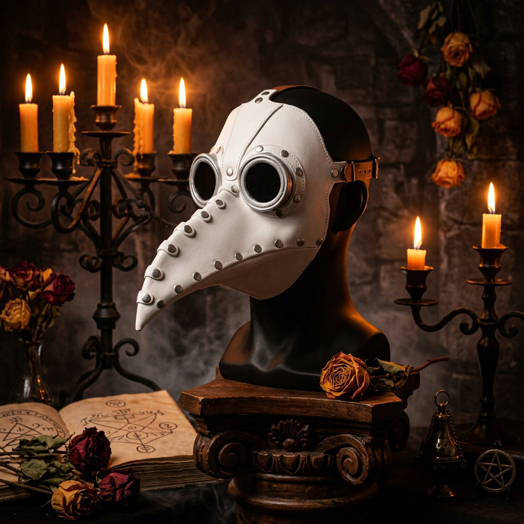 Halloween Plague Doctor Beak Mask - Steampunk Style Sorceress Sanctuary