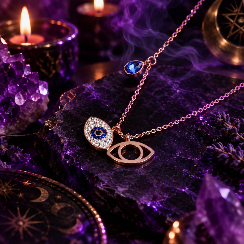 Third Eye Necklace, alternate angle