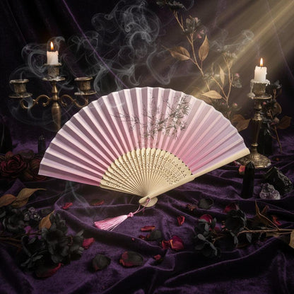 Moonveil Folding Fan