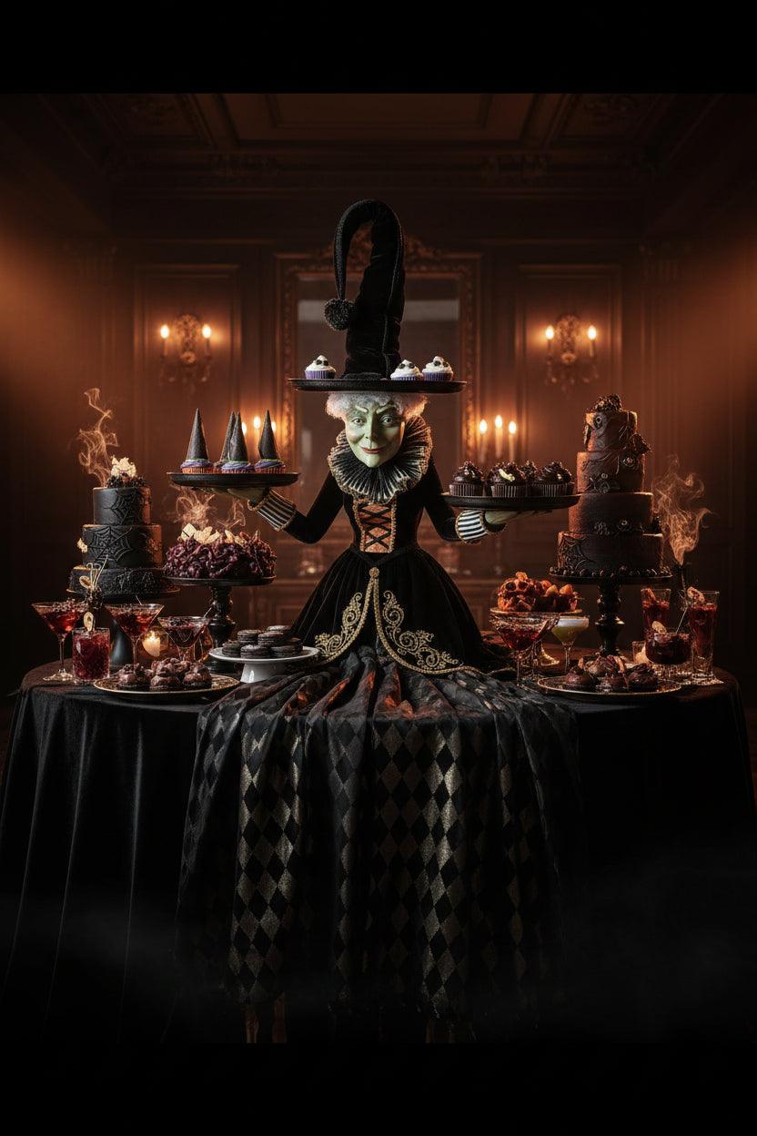 Halloween Tabletop Server – Party Table Decor Sorceress Sanctuary