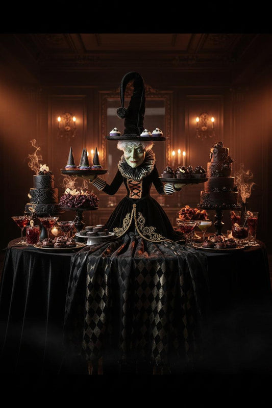 Halloween Tabletop Server – Party Table Decor Sorceress Sanctuary