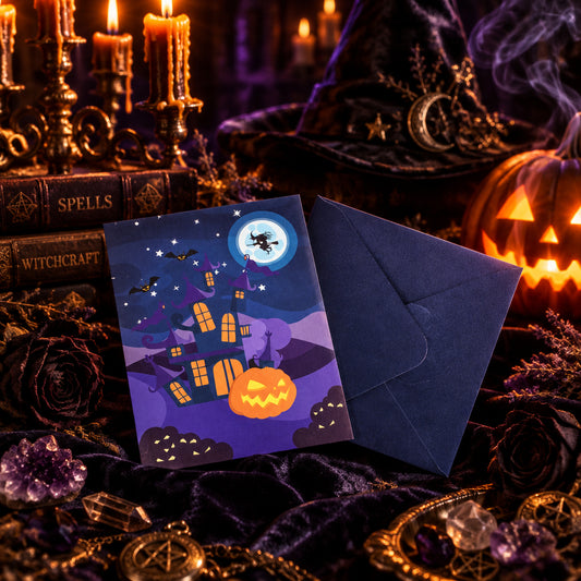 Halloween Palace Pop Up Card, view 2