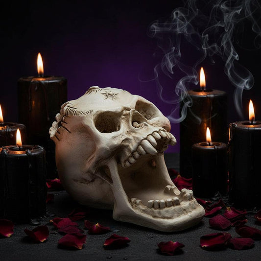 Creative Skull Face Pencil Holder for Office Desk Sorceress Sanctuary