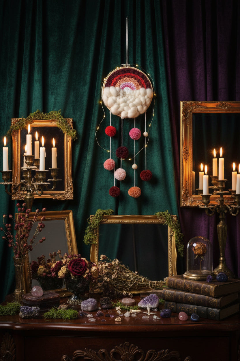 Fabric Handmade Dream Catcher Nordic Decoration Sorceress Sanctuary