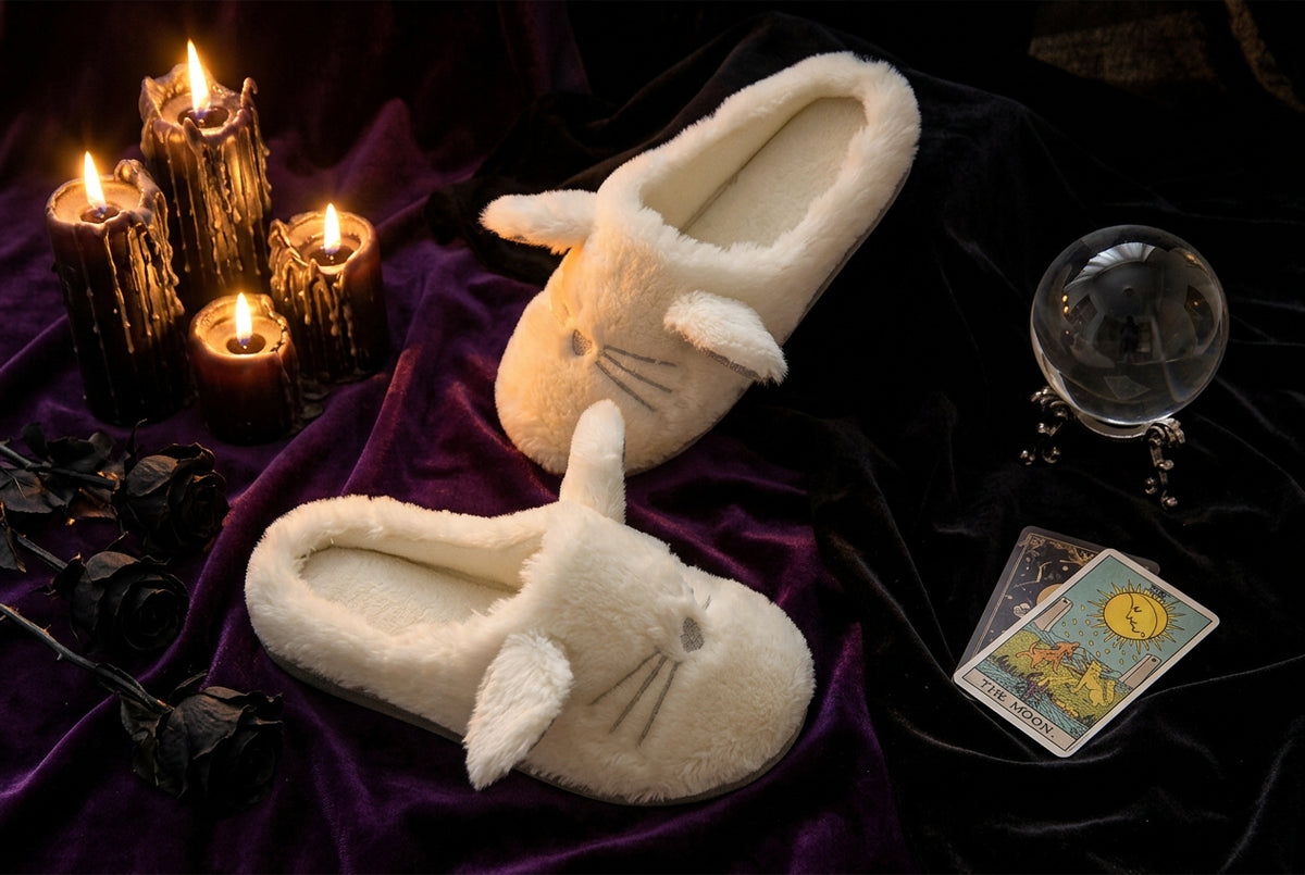 Cozy Non-Slip Cotton Slippers for Women at Home Sorceress Sanctuary