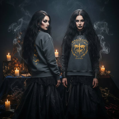 Gold Dragon Fourth Wing Basgiath Sweatshirt Sorceress Sanctuary